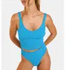 Banana Moon Tankini bleu TIAMO POPCORN XS