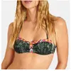 Banana Moon Haut de maillot de bain bandeau imprimé BIMO TOUNDRA XS