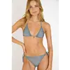 Maillot de bain 2 pièces gris acier CRICOMASSA GLITTERWAVE S