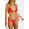 Bas de maillot de bain orange DASIA FRINGES XS