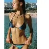 Haut de maillot de bain bleu BOSCO LUNARA M