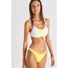 Brassière blanche nouée Nouo Beachclub M