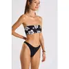 Bas de maillot de bain échancré noir Naida Colormoon L