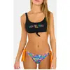 Haut de maillot de bain noué noir Nouo Colormoon XS