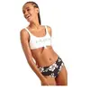 Haut de maillot de bain noué blanc NOUO COLORMOON M