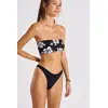 Bas de maillot de bain échancré noir Naida Colormoon XS