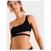 Haut de maillot de bain noir asymétrique ASYMO BLACK XXL