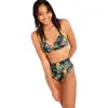 Banana Moon Haut de maillot de bain imprimé ananas noir Eyro Palmhills XXL