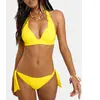Haut de maillot push-up jaune MAHO SPRING S