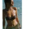 Bas de maillot de bain marron LINEA CALICARI M