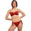 Haut de maillot de bain femme Banana Moon Auleo Amores Marron S AULEO ...