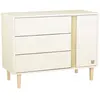 Commode 3 tiroirs 1 porte Paloma BLANC Sauthon