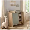 Sauthon mobilier Commode 1 porte Tokyo sauge