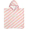 Pop Poncho de bain Rose
