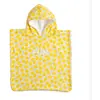 Pop Poncho de bain Citron