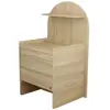 Commode à langer évolutive en bureau - Arche - décor bois chêne sépia