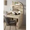 Bureau Enfant - Décor Bois Chêne Sépia Forme Arche Marron