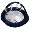 Tapis d'éveil marinière en velours bleu BABY SAILOR - Sauthon TU