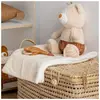 Couverture bébé en gaze de coton et polaire UNI VANILLA - Sauthon TU