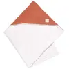 Sauthon Cape de bain en gaze de coton Terracotta (75 x 75 cm)