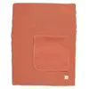Matelas à langer avec housse et serviette Uni Terracotta ROUGE Sauthon