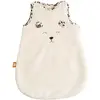 Gigoteuse Bébé Naissance Hiver En Sherpa Et Détails Léopard Ecru