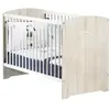 Lit bébé à barreaux - 120 x 60 cm - Babyprice Smile - Hêtre