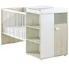 SAUTHON Lit bébé combiné 120x60 cm évolutif en 90x190 cm SMILE Hêtre cendré 