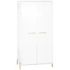 Armoire bébé 2 portes sur pieds en bois blanc JOY - BabyPrice TU