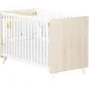 Baby Price Lit à barreaux Scandi naturel (60 x 120 cm)