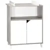 Babyprice - Scandi Gris - Commode 2 Portes Et 1 Niche - Baby Price