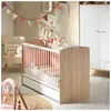 Sauthon mobilier Lit bébé 120x60 Access Bois Blanc