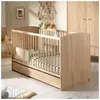 Sauthon mobilier Lit bébé évolutif Little big bed Acces bois (70 x 140 cm)