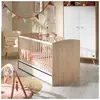 Sauthon mobilier Lit bébé évolutif Little big bed Acces bois blanc (70 x 140 cm)