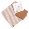 Lot De 3 Langes Coton Bio 70 X 70 Sunlight - Sauthon Baby Deco