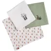 Sauthon Lot De 3 Langes Coton Bio 70 X 70 Botanica - Sauthon Baby Deco