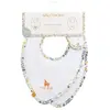 Sauthon Bavoirs en coton blanc et sauge lot de 2 Promenons nous