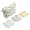 Trousse de toilette en coton vert tilleul PROMENONS NOUS - Sauthon TU