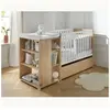 Sauthon Lit Chambre Transformable 60x120en Lit Junior 90x190nova Blanc Lin