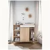 Commode À Langer Évolutive Nova Blanc Lin - Sauthon Meubles