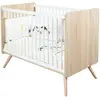 Sixties Lit bébé 60x120 Blanc