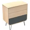 Commode pieds fil Galopin GRIS Sauthon Original