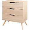 Sixties Commode 3 tiroirs Bois