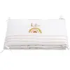 Tour de lit bébé 200x40cm en coton blanc SUNLIGHT - Sauthon TU