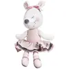 Doudou Petite Souris danseuse étoile en velours Rose LILIBELLE - Sauthon TU
