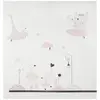 Stickers muraux Petite souris 70x50cm en Papier Rose LILIBELLE - Sauthon TU