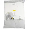 SAUTHON Housse de couette et taie en coton gris
