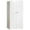 Sauthon Armoire bébé Teddy - Bois - Blanche - 2 portes - 175x85x56cm - Babyprice