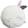 Coussin déco lune 30x30cm en polyester blanc MISS FLEUR DE LUNE - Sauthon TU