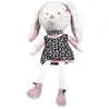 SAUTHON Doudou lapin grand modle en velours blanc